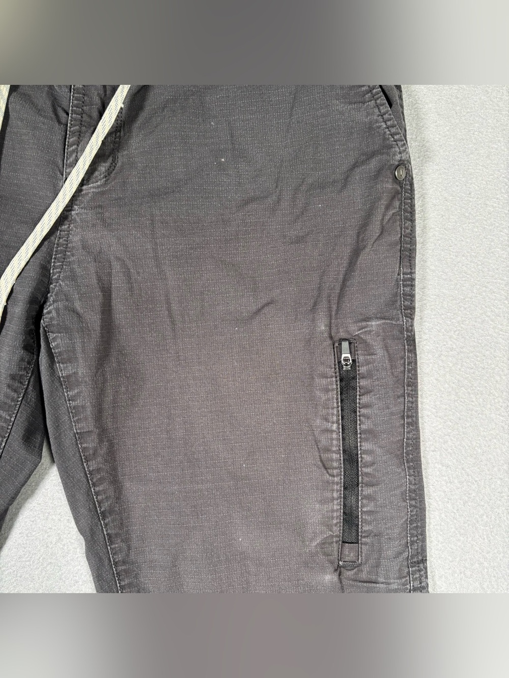 Vuori Ripstop Pants Women’s Size Large Gray Pockets Drawstring Outdoor Hiking - Picture 2 of 14